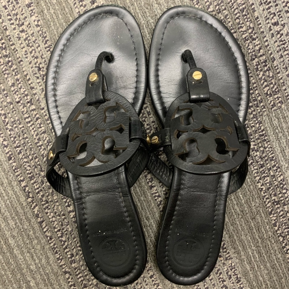 Tory Burch Miller leather sandals!!